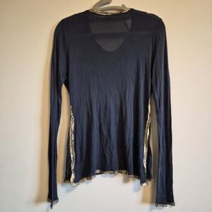 Elegant Black and Gold Women's Top